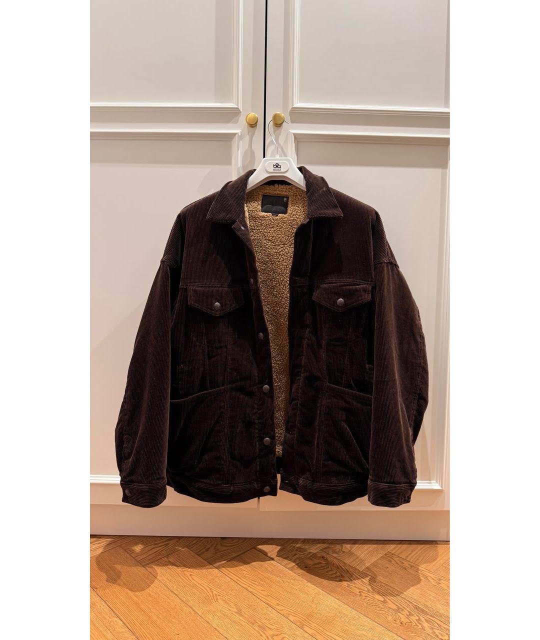 R13 Коричневая куртка, фото 9