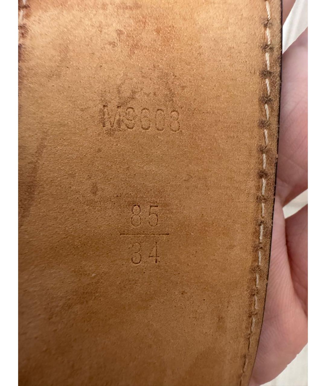 LOUIS VUITTON Коричневый ремень, фото 7