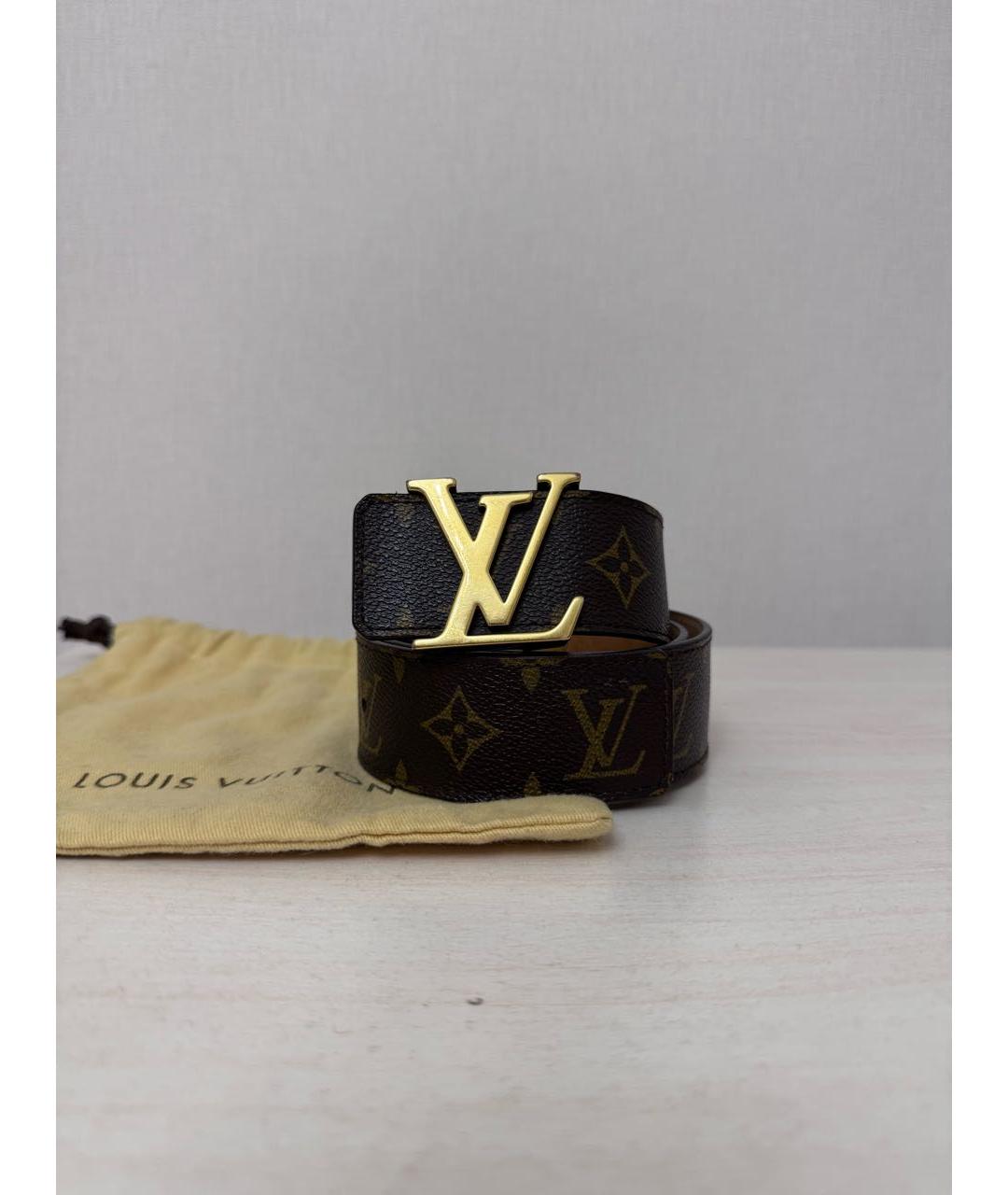 LOUIS VUITTON Коричневый ремень, фото 8