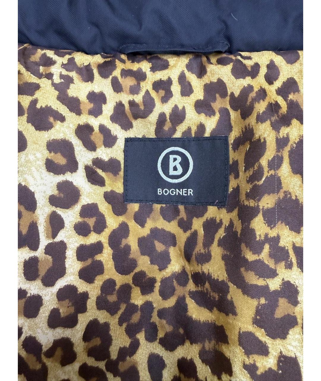 BOGNER Черный полиамидовый пуховик, фото 7