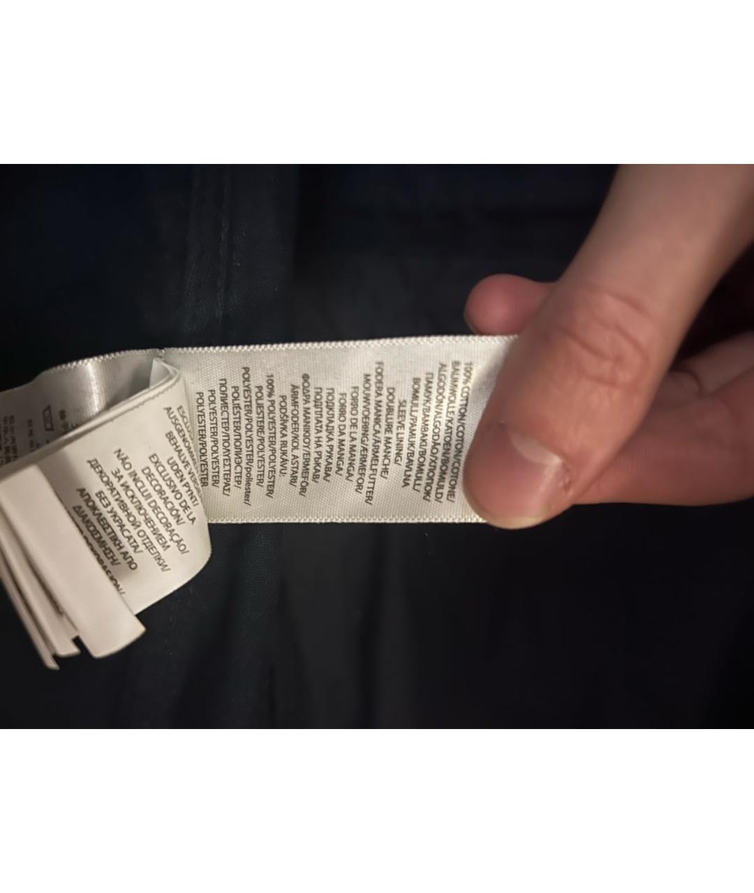 POLO RALPH LAUREN Темно-синяя хлопковая куртка, фото 5