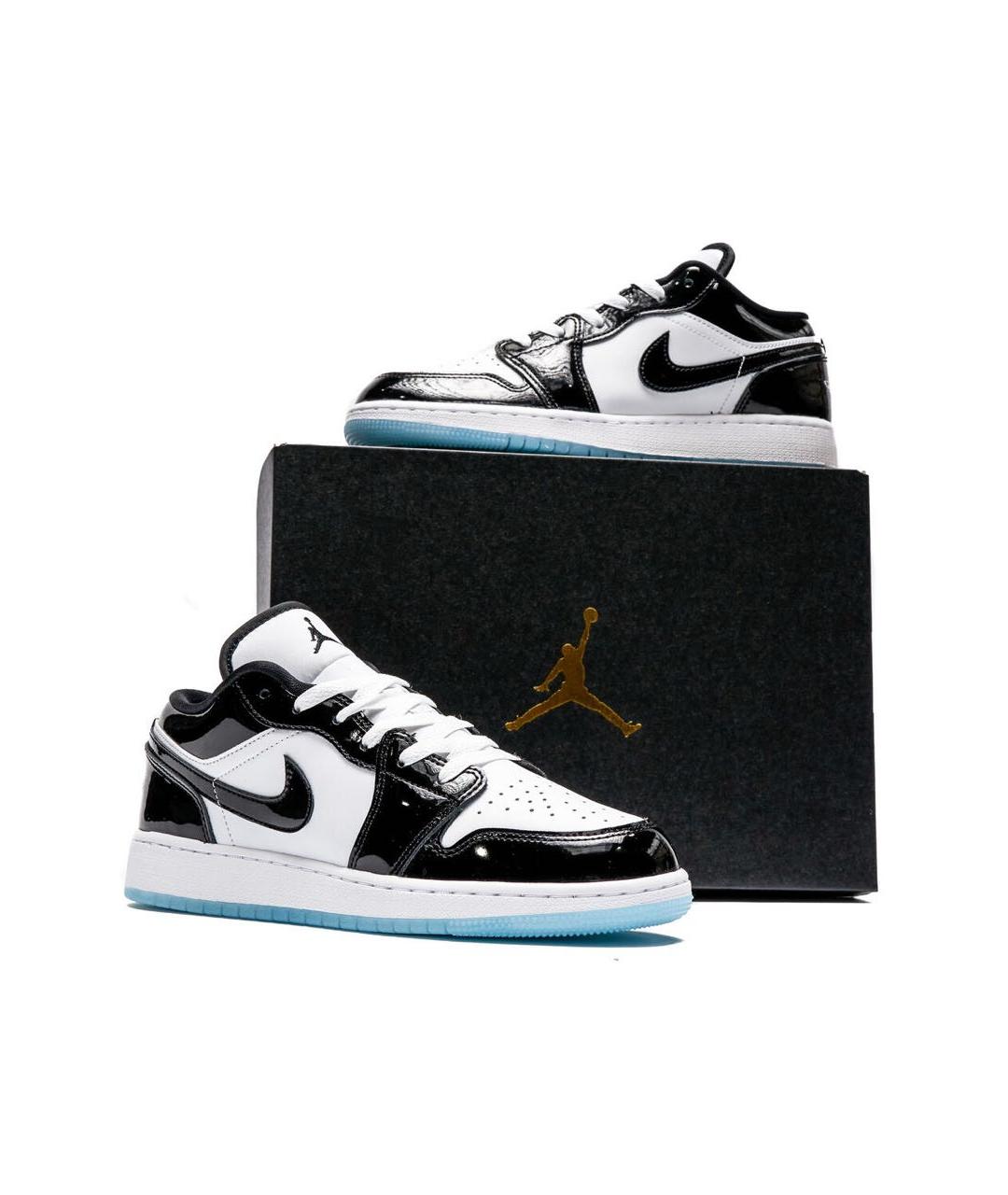 JORDAN Черные кроссовки из лакированной кожи, фото 7