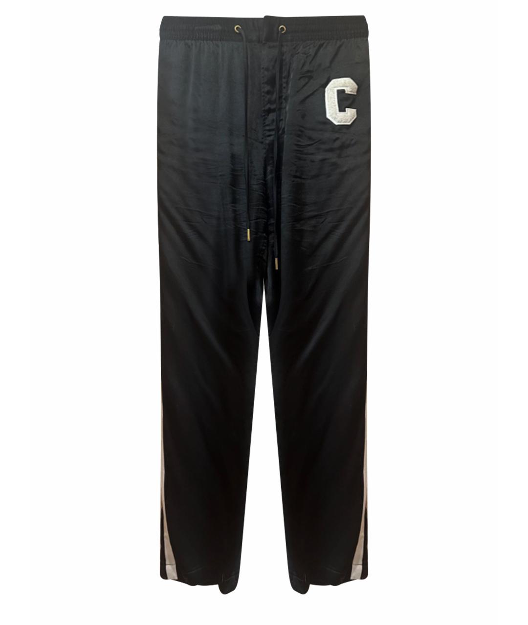 CELINE Черные шелковые прямые брюки, фото 1