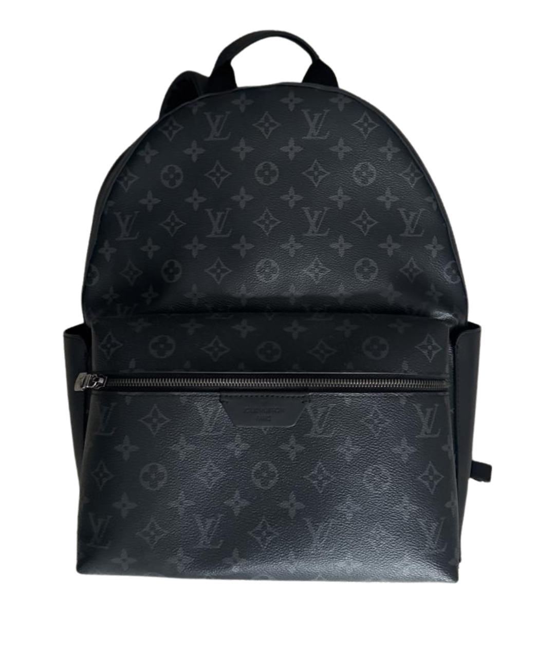 LOUIS VUITTON Черный кожаный портфель, фото 1