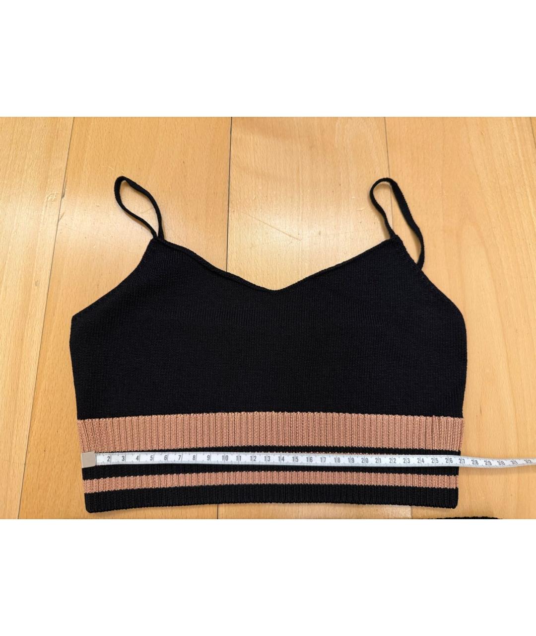 DRIES VAN NOTEN Черные полиэстеровые шорты, фото 5