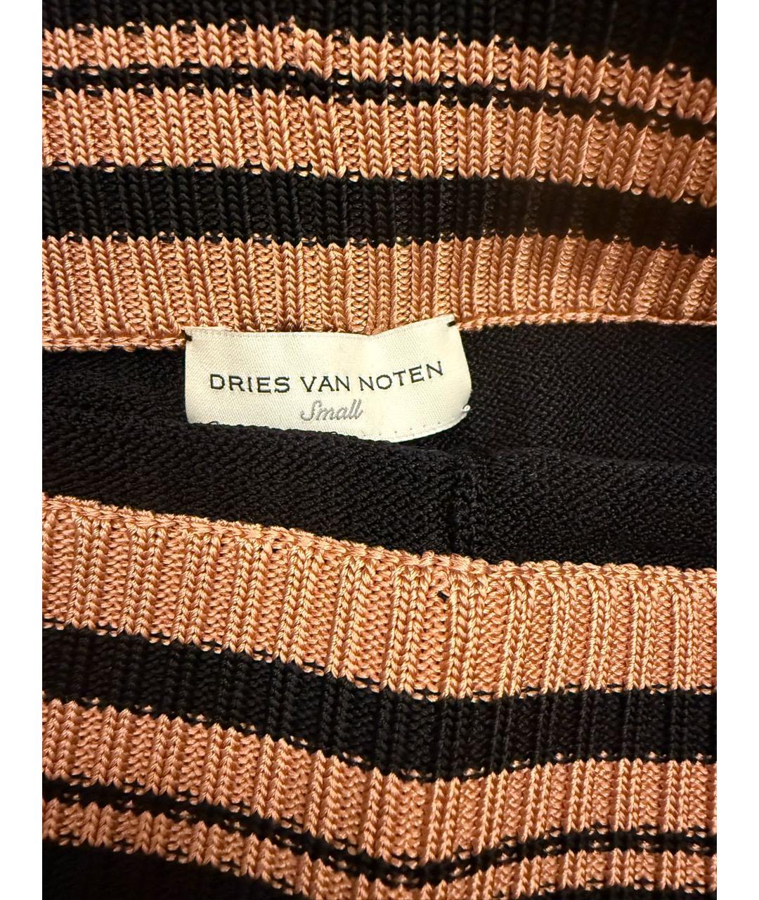 DRIES VAN NOTEN Черные полиэстеровые шорты, фото 4