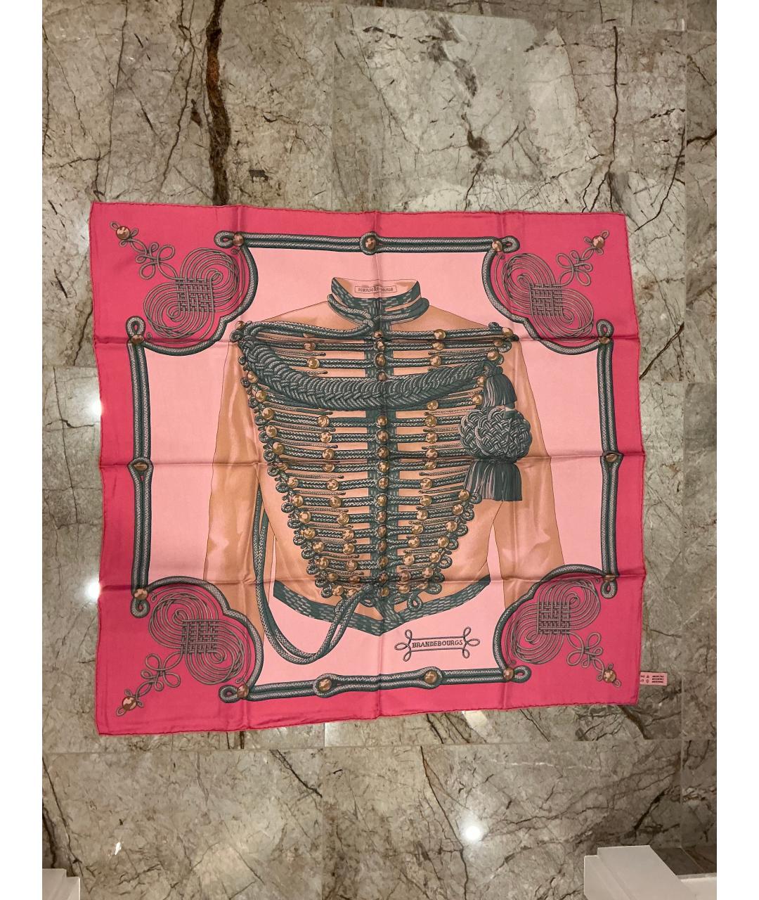 HERMES Шелковый платок, фото 7