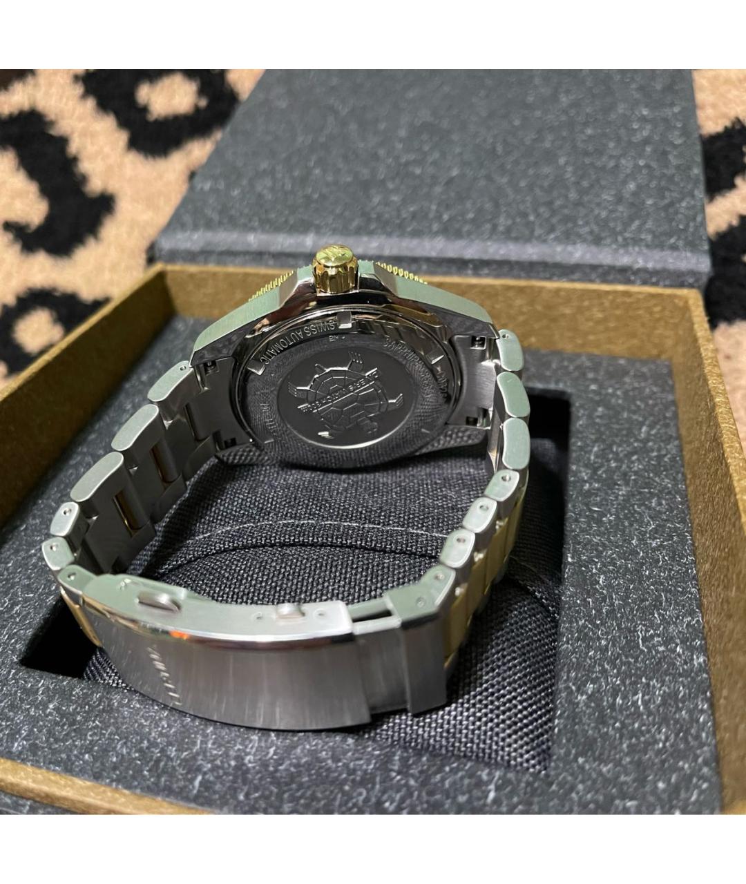 Certina Золотые стальные часы, фото 3