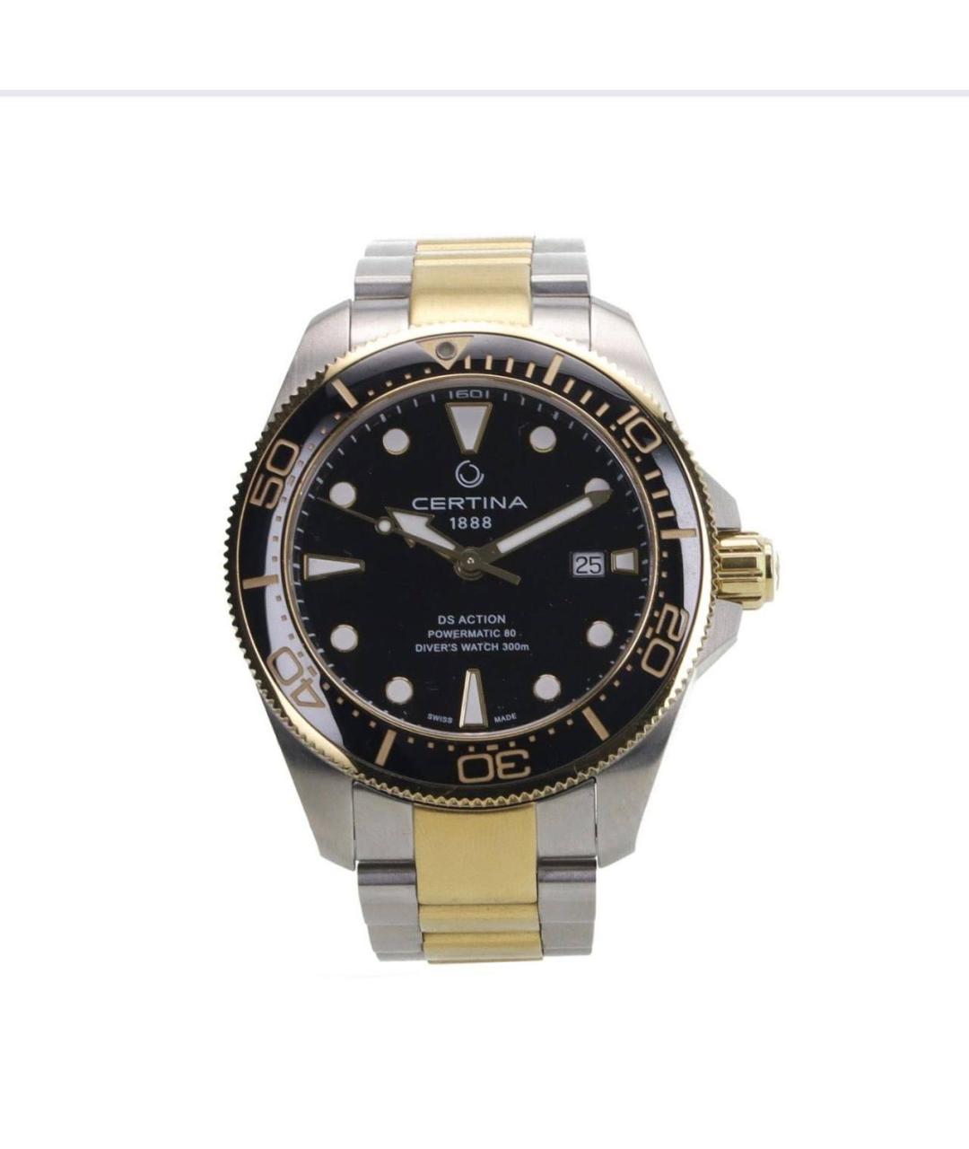 Certina Золотые стальные часы, фото 5