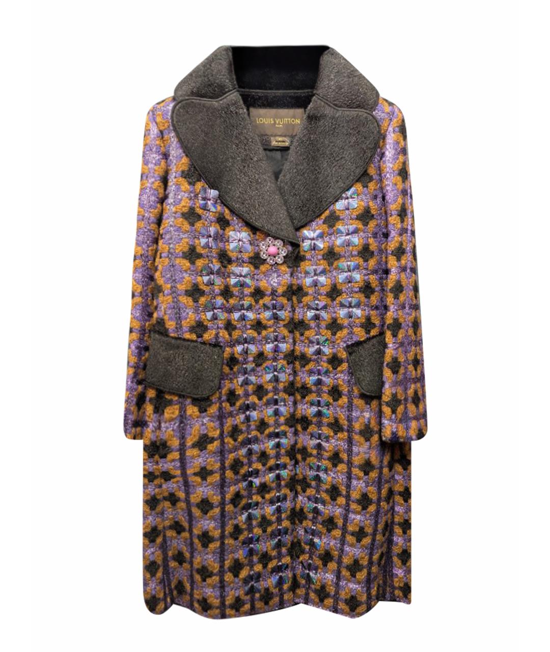 LOUIS VUITTON Фиолетовое пальто, фото 1