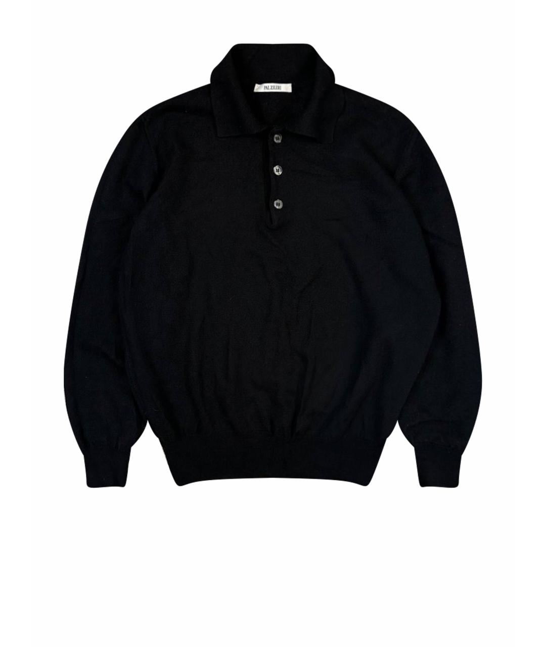 PAL ZILERI Черный шерстяной джемпер / свитер, фото 1