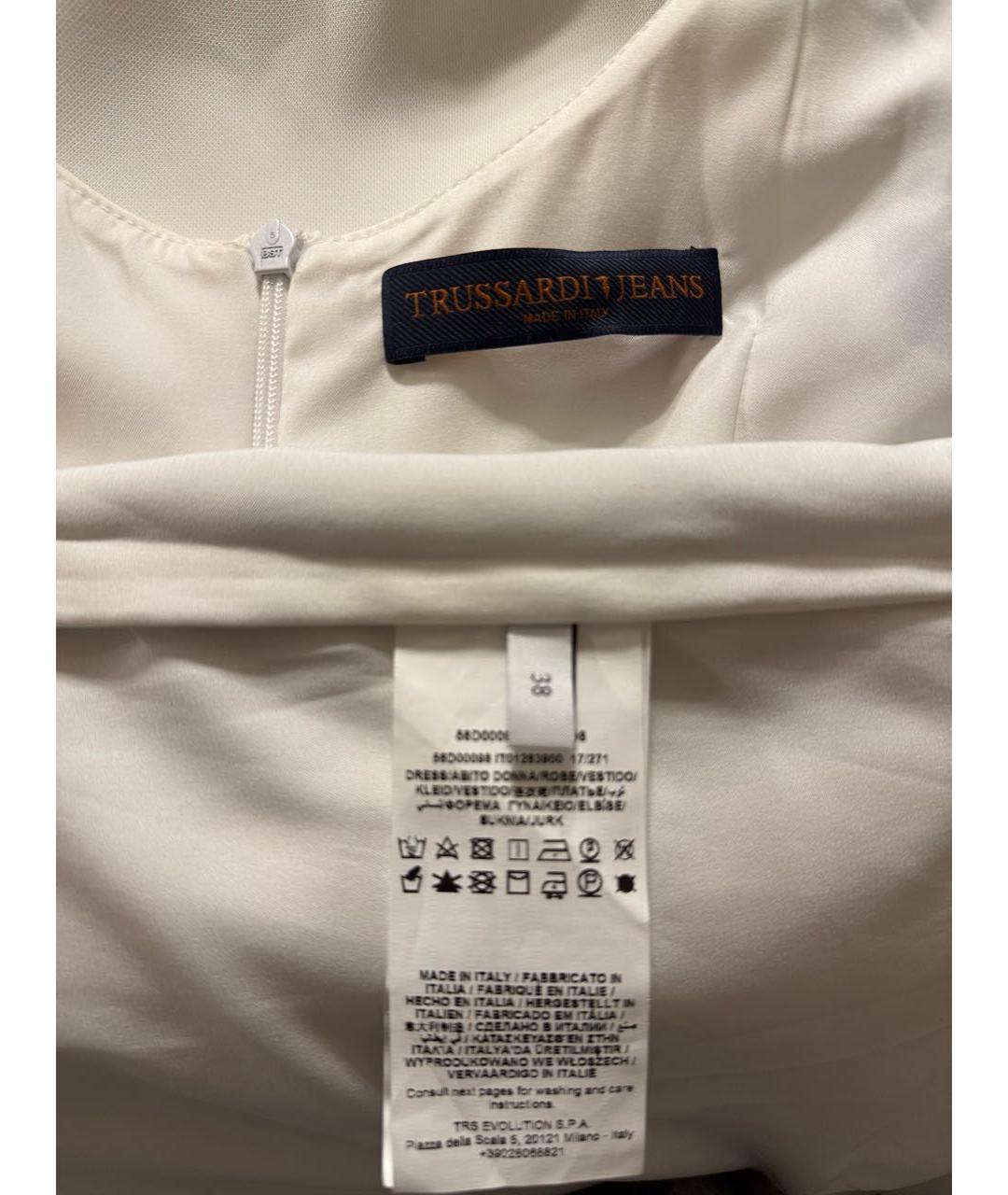 TRUSSARDI JEANS Мульти полиэстеровое повседневное платье, фото 4