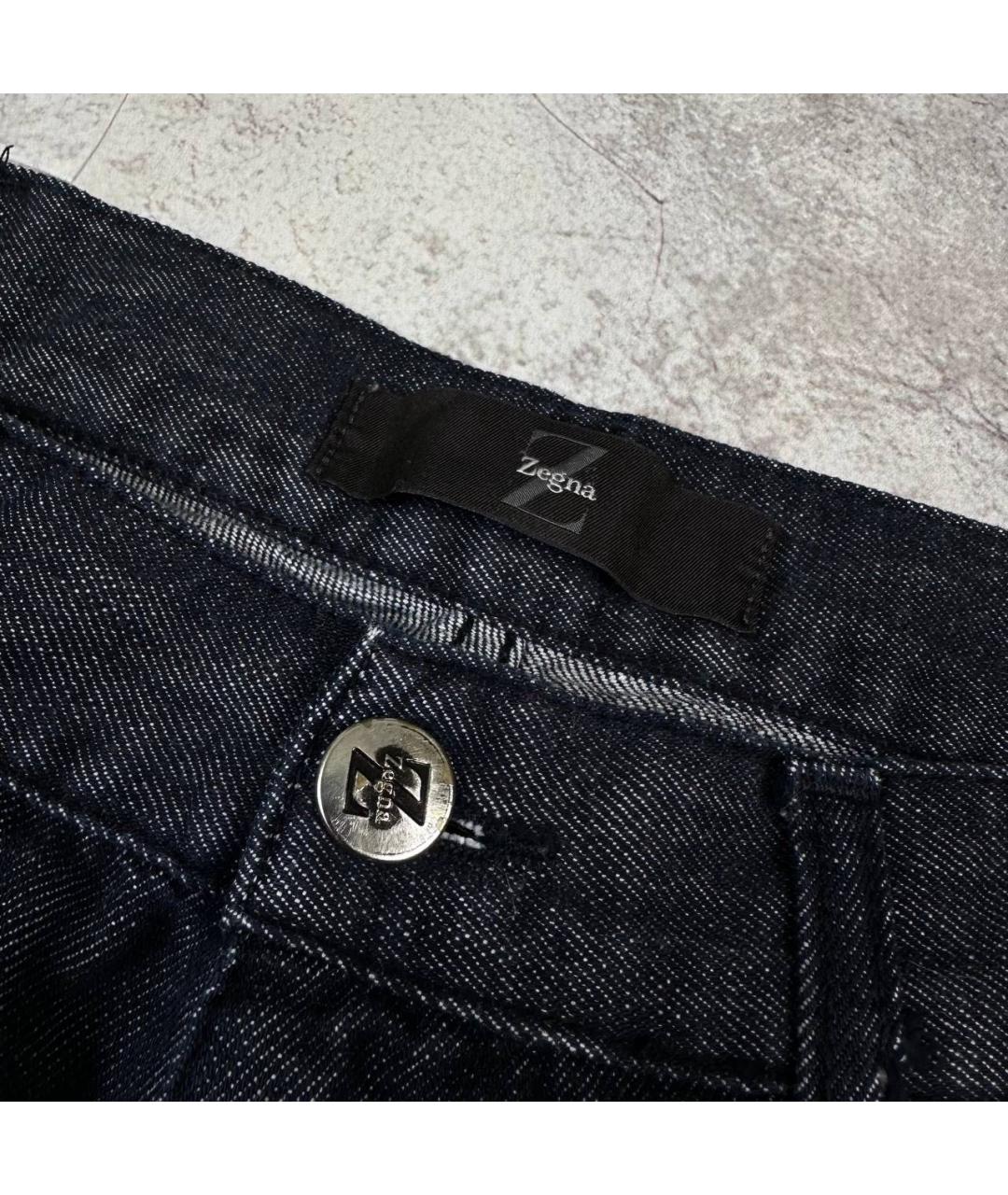 ERMENEGILDO ZEGNA XXX Антрацитовые хлопковые повседневные брюки, фото 5