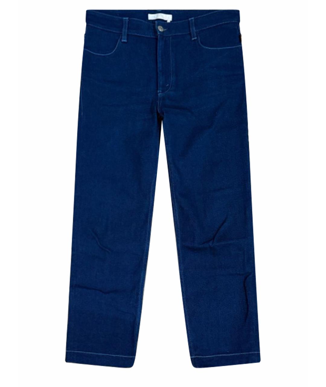 CHLOE Синие хлопковые прямые джинсы, фото 1