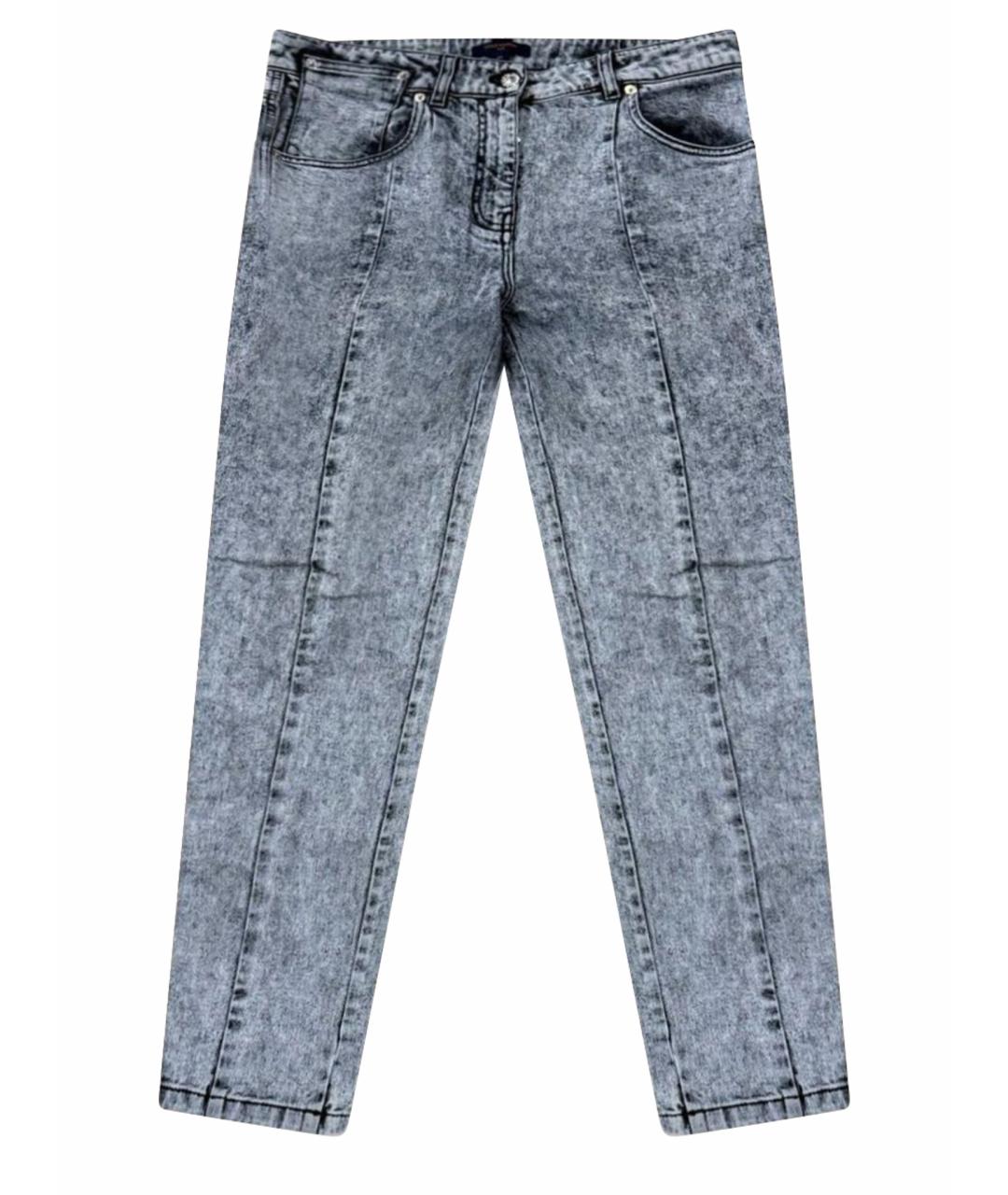 LOUIS VUITTON Серые хлопковые джинсы слим, фото 1