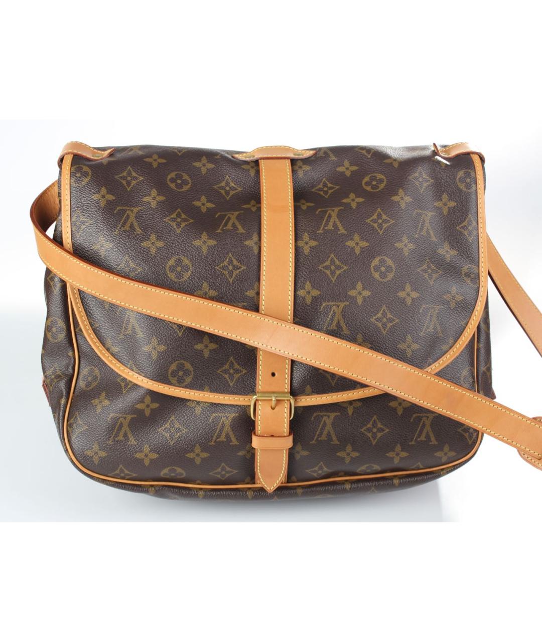 LOUIS VUITTON Коричневая сумка через плечо, фото 6