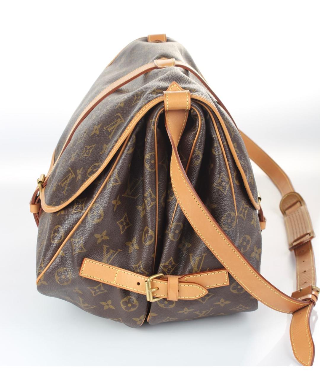 LOUIS VUITTON Коричневая сумка через плечо, фото 4