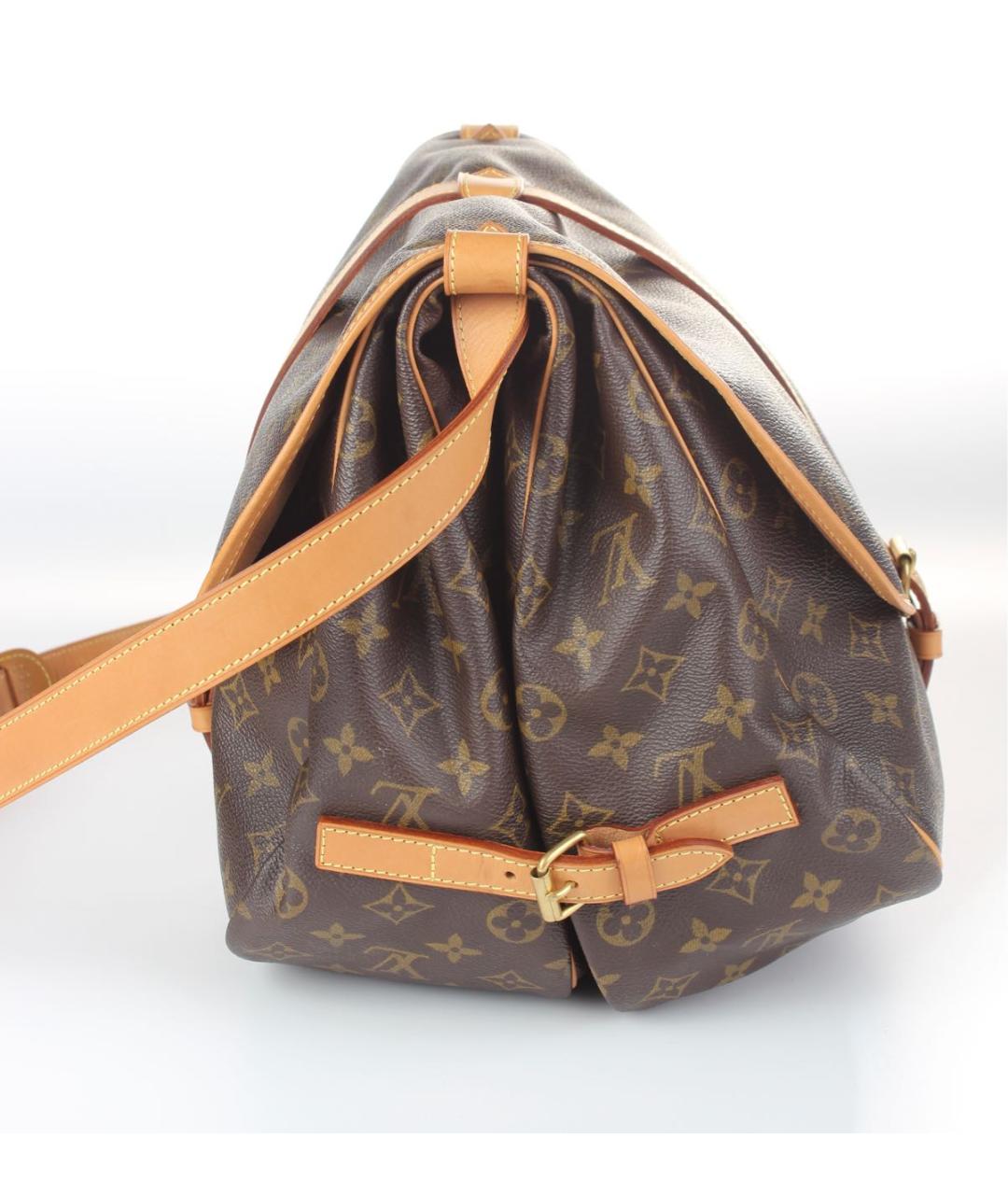 LOUIS VUITTON Коричневая сумка через плечо, фото 3