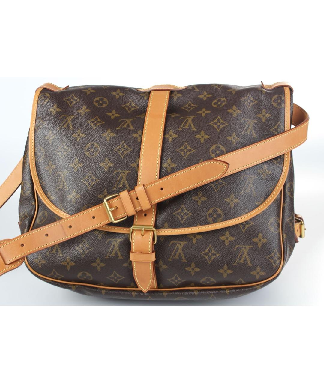 LOUIS VUITTON Коричневая сумка через плечо, фото 5