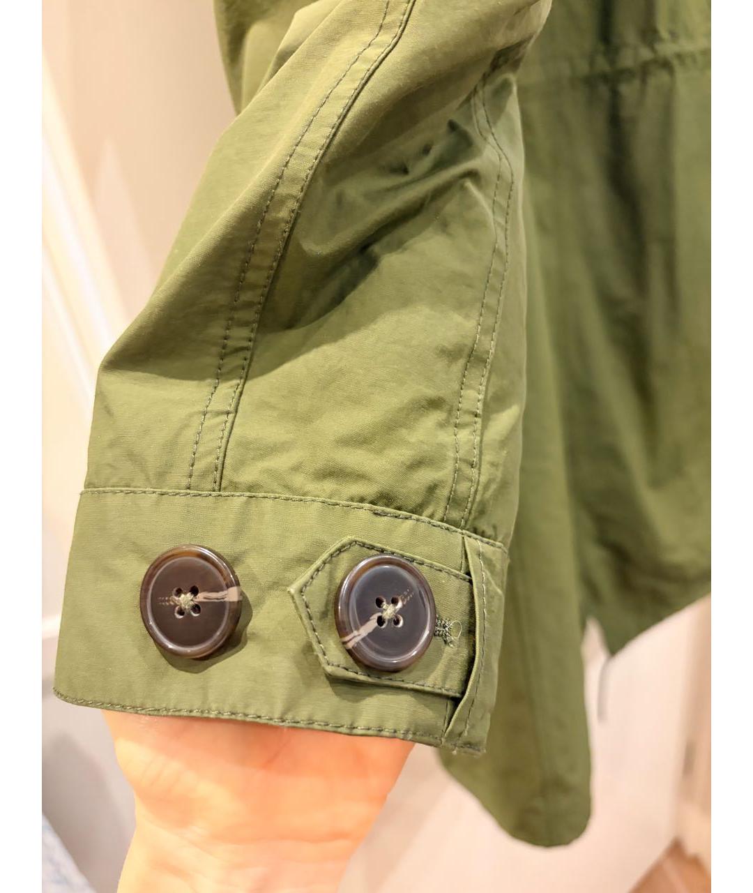 YVES SALOMON Зеленая меховая парка, фото 5