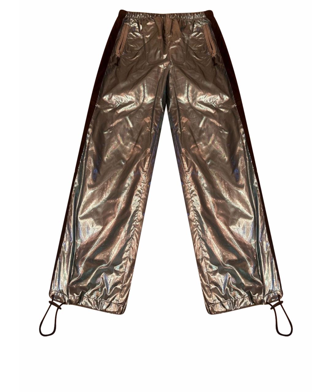 PRADA Мульти полиамидовые брюки широкие, фото 1