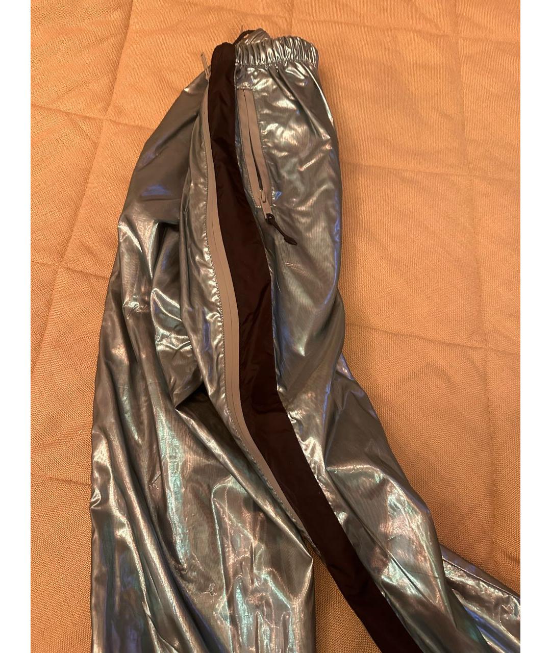 PRADA Мульти полиамидовые брюки широкие, фото 3