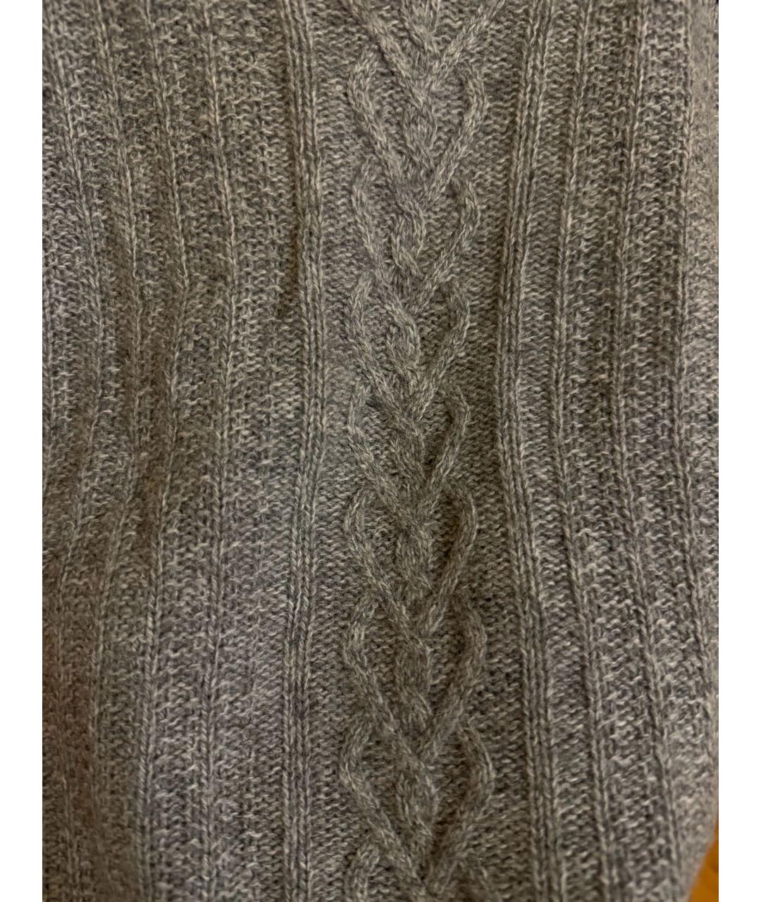 PHILOSOPHY DI LORENZO SERAFINI Серый кашемировый джемпер / свитер, фото 3