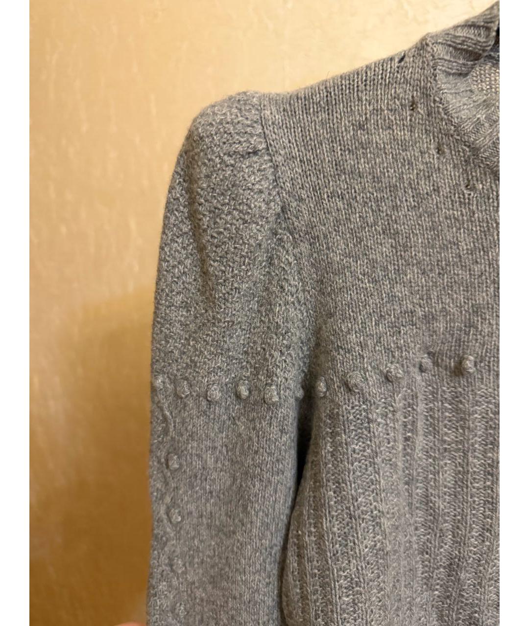 PHILOSOPHY DI LORENZO SERAFINI Серый кашемировый джемпер / свитер, фото 2