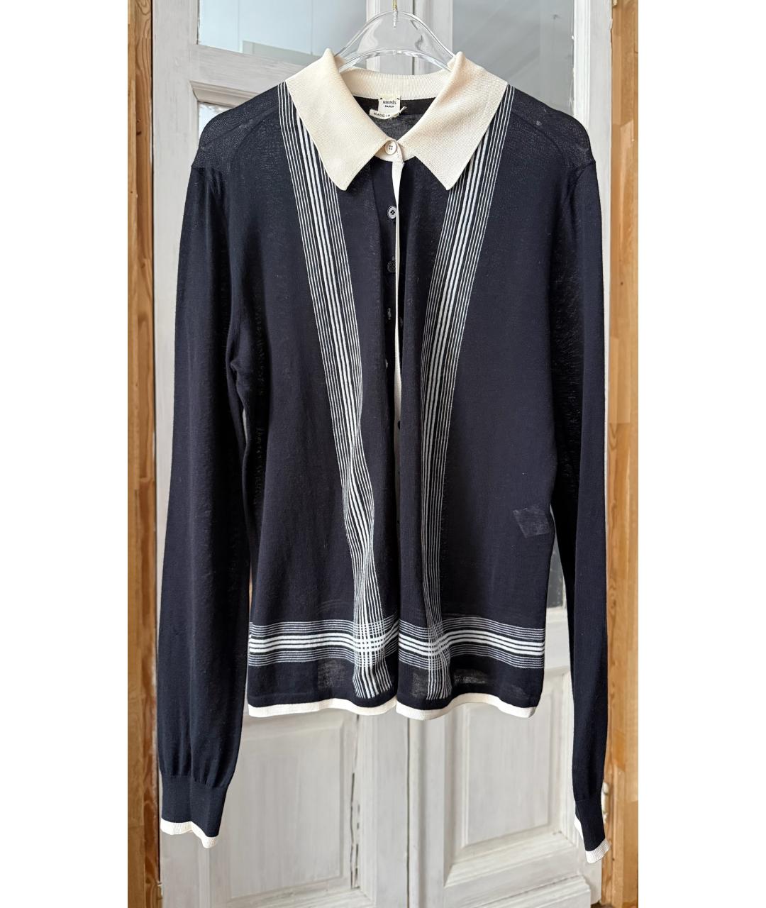 HERMES Синий кардиган, фото 5