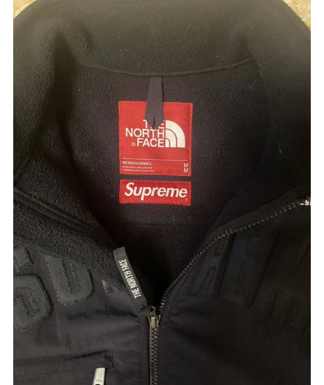 SUPREME Черная шерстяная куртка, фото 3