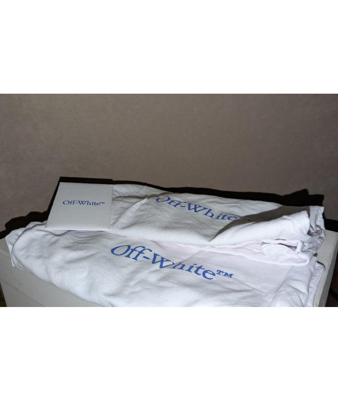 OFF-WHITE Мульти кожаные высокие кроссовки / кеды, фото 8