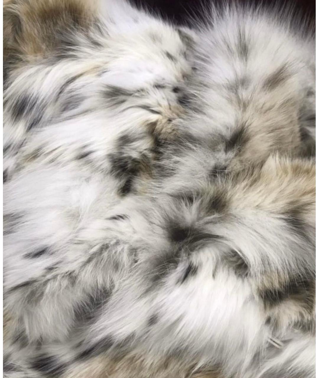 SAGA Белая меховая шуба, фото 7