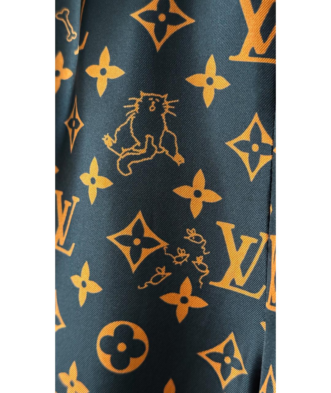 LOUIS VUITTON Черные брюки широкие, фото 5