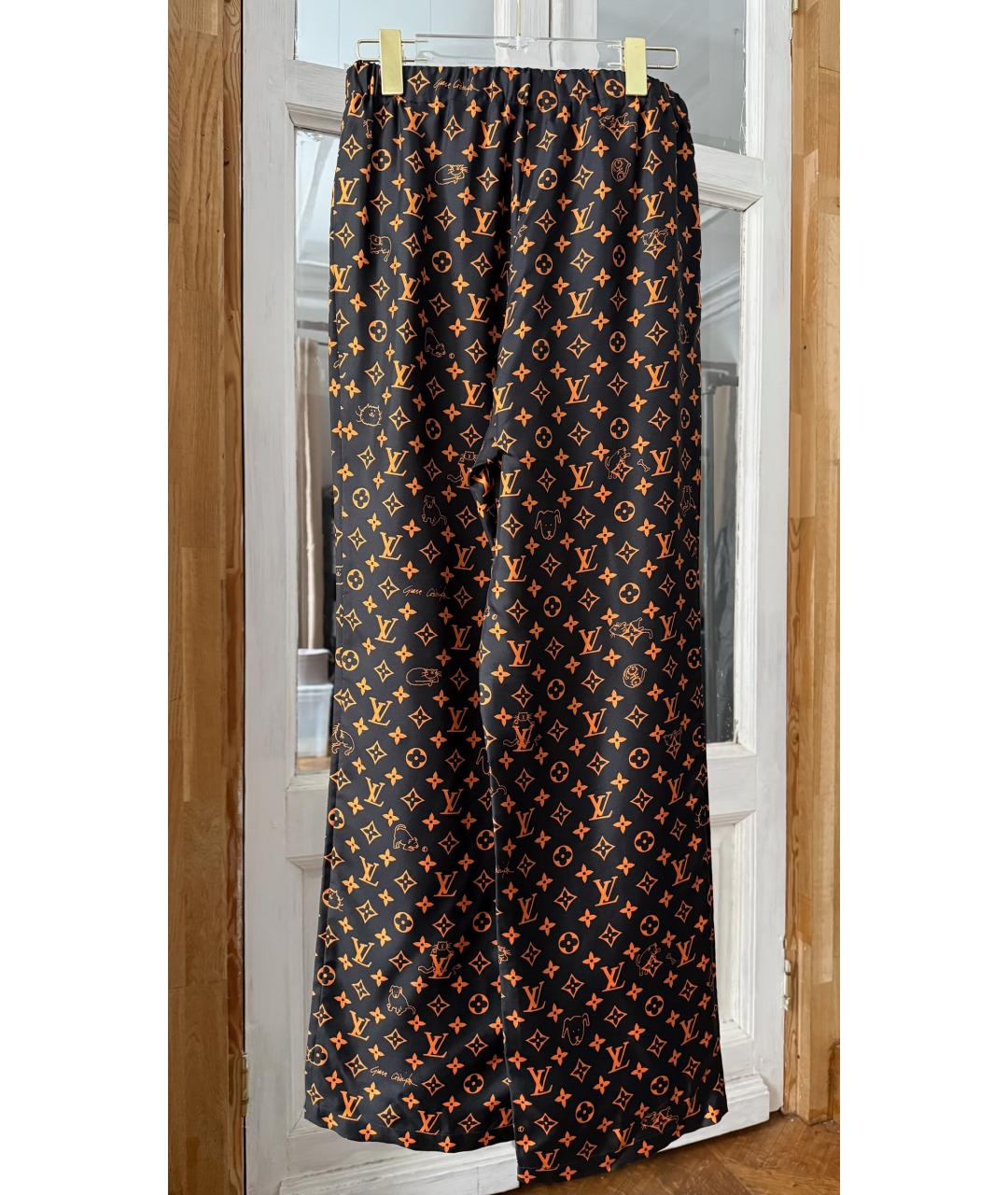 LOUIS VUITTON Черные брюки широкие, фото 2