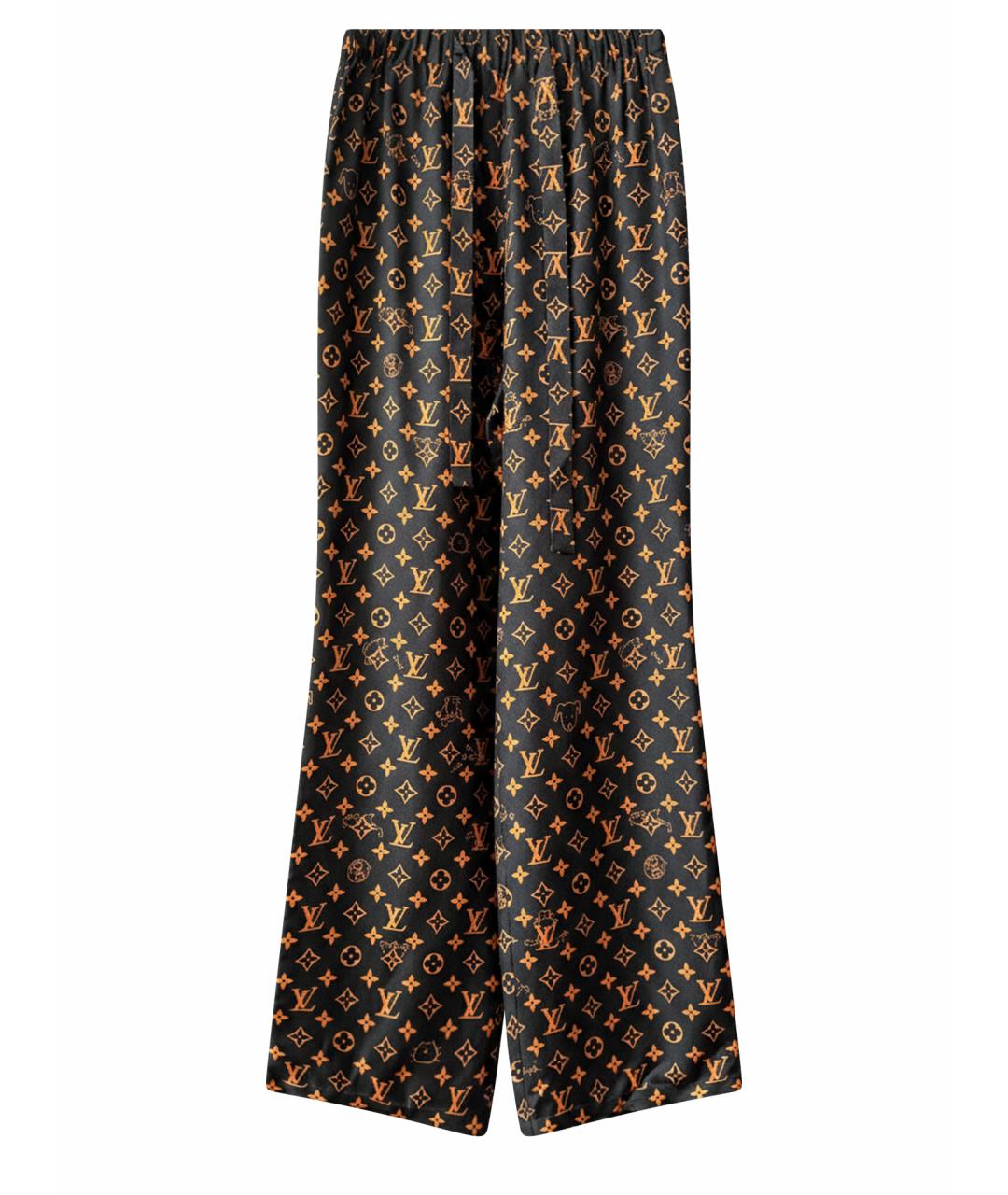 LOUIS VUITTON Черные брюки широкие, фото 1