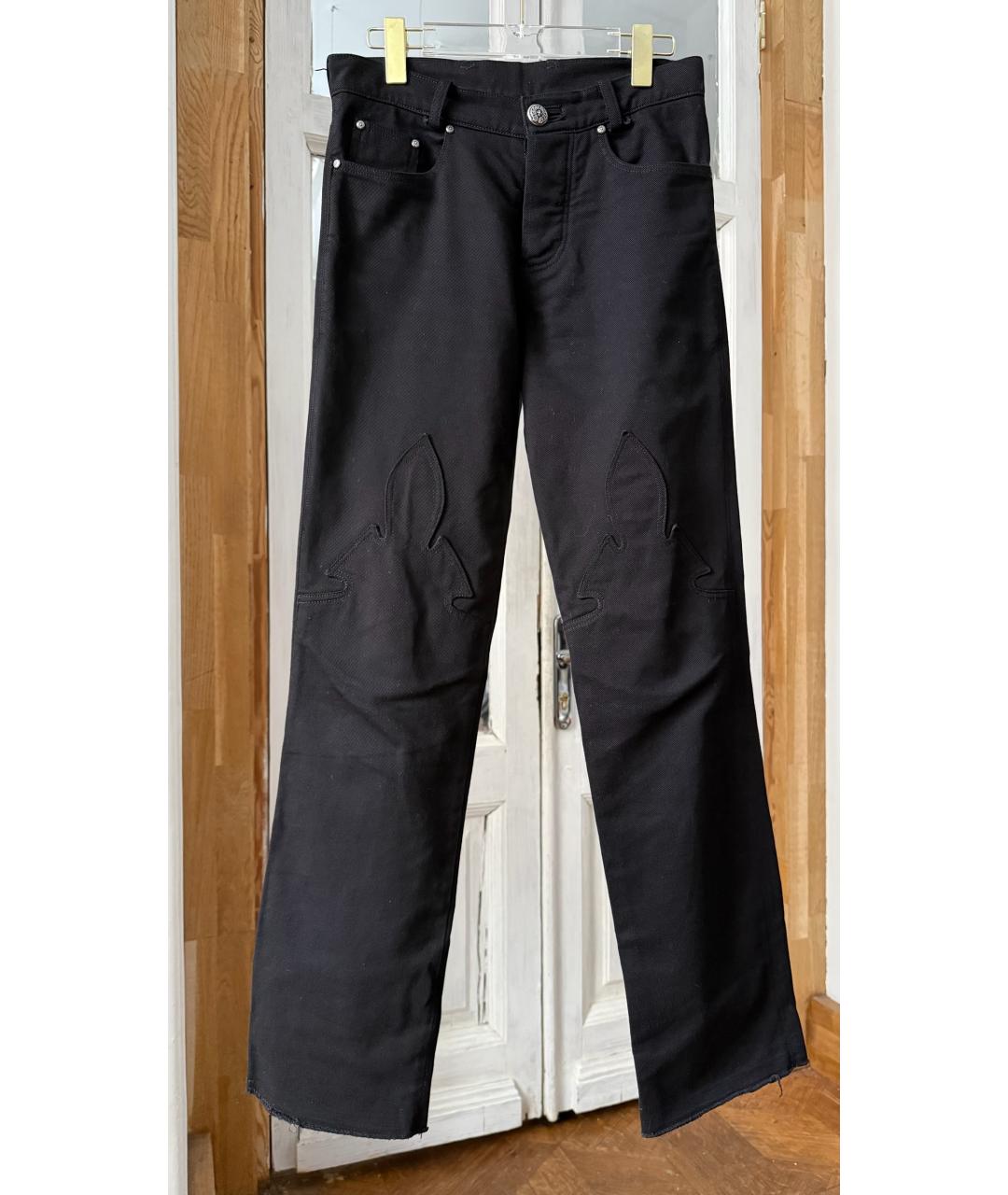 CHROME HEARTS Черные прямые джинсы, фото 5