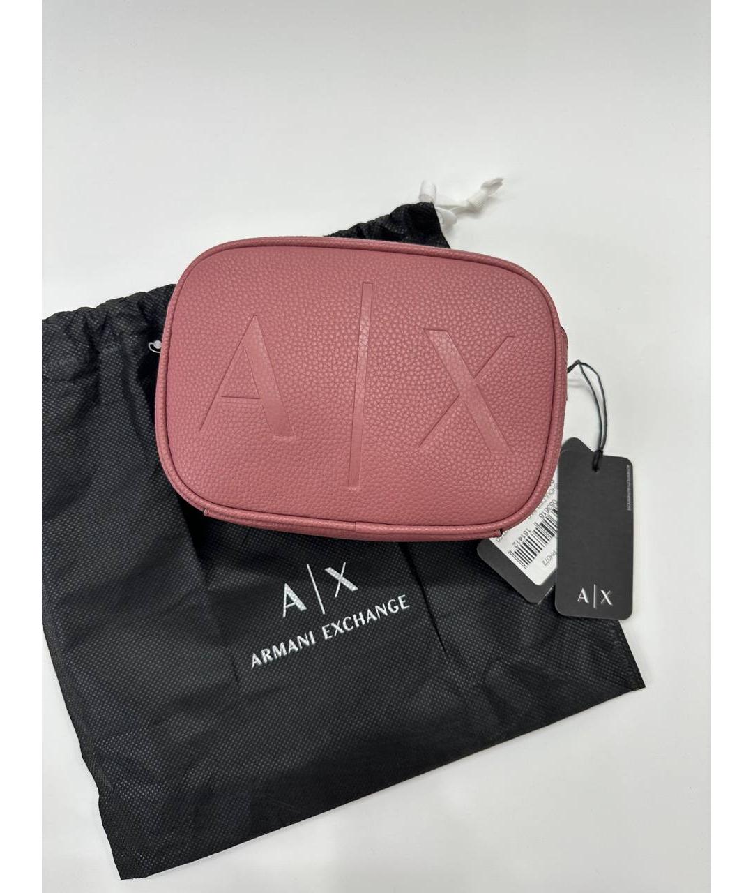 ARMANI EXCHANGE Розовая сумка через плечо, фото 7