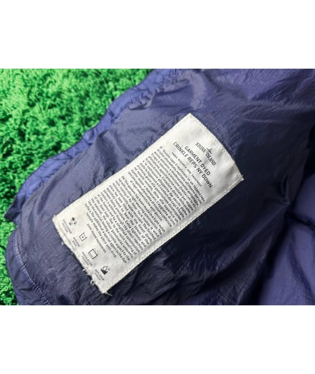 STONE ISLAND Темно-синяя куртка, фото 4