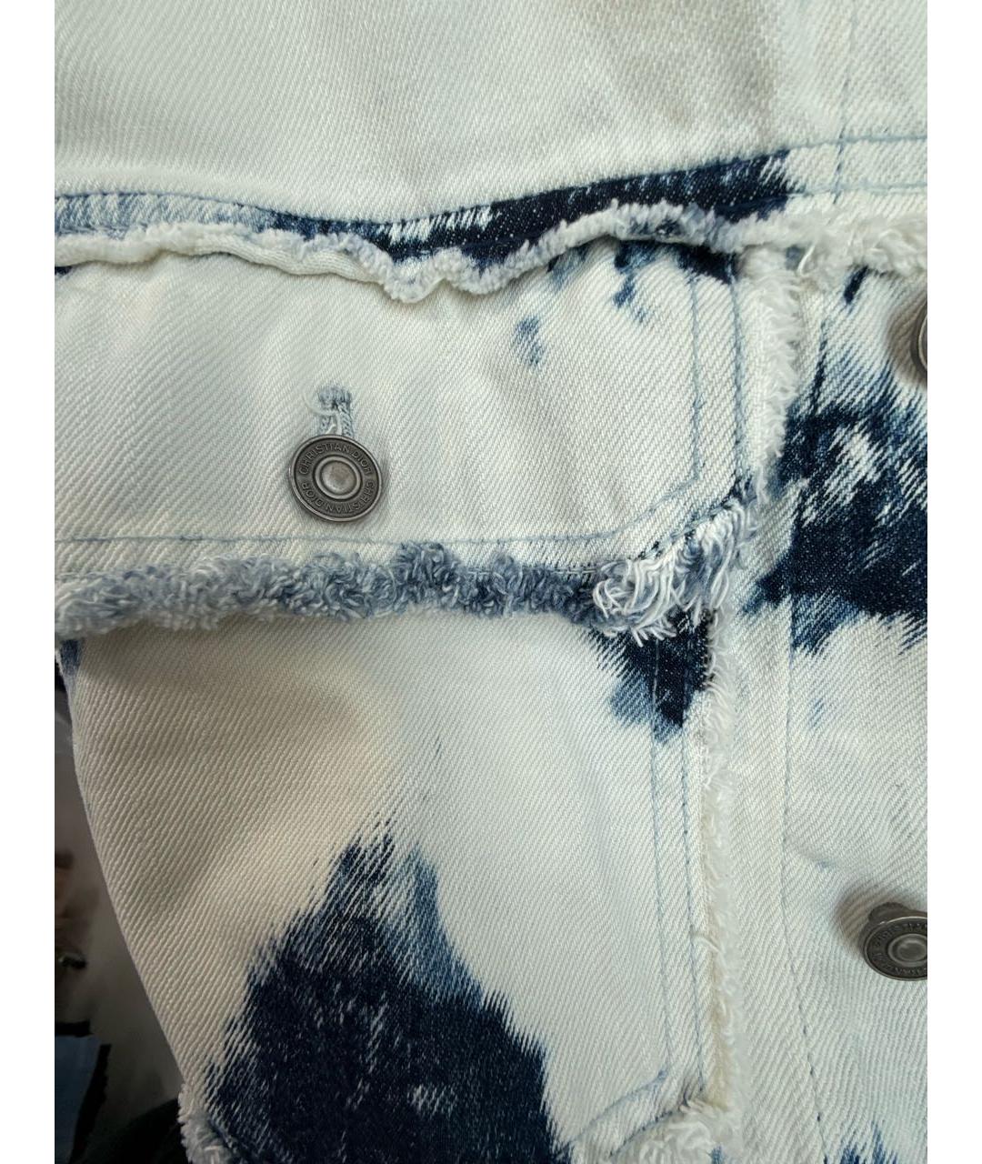 CHRISTIAN DIOR Голубая деним куртка, фото 5