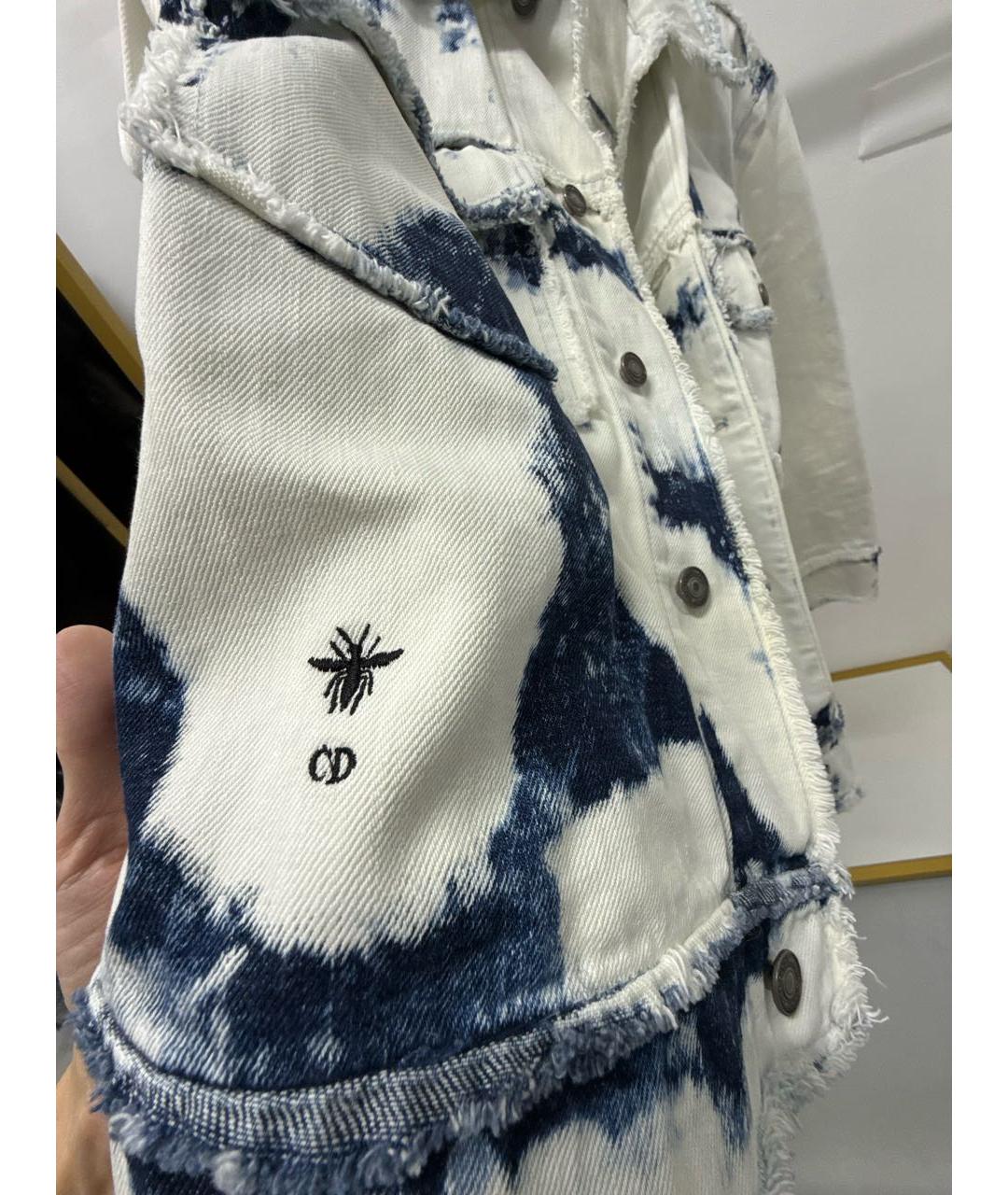 CHRISTIAN DIOR Голубая деним куртка, фото 2