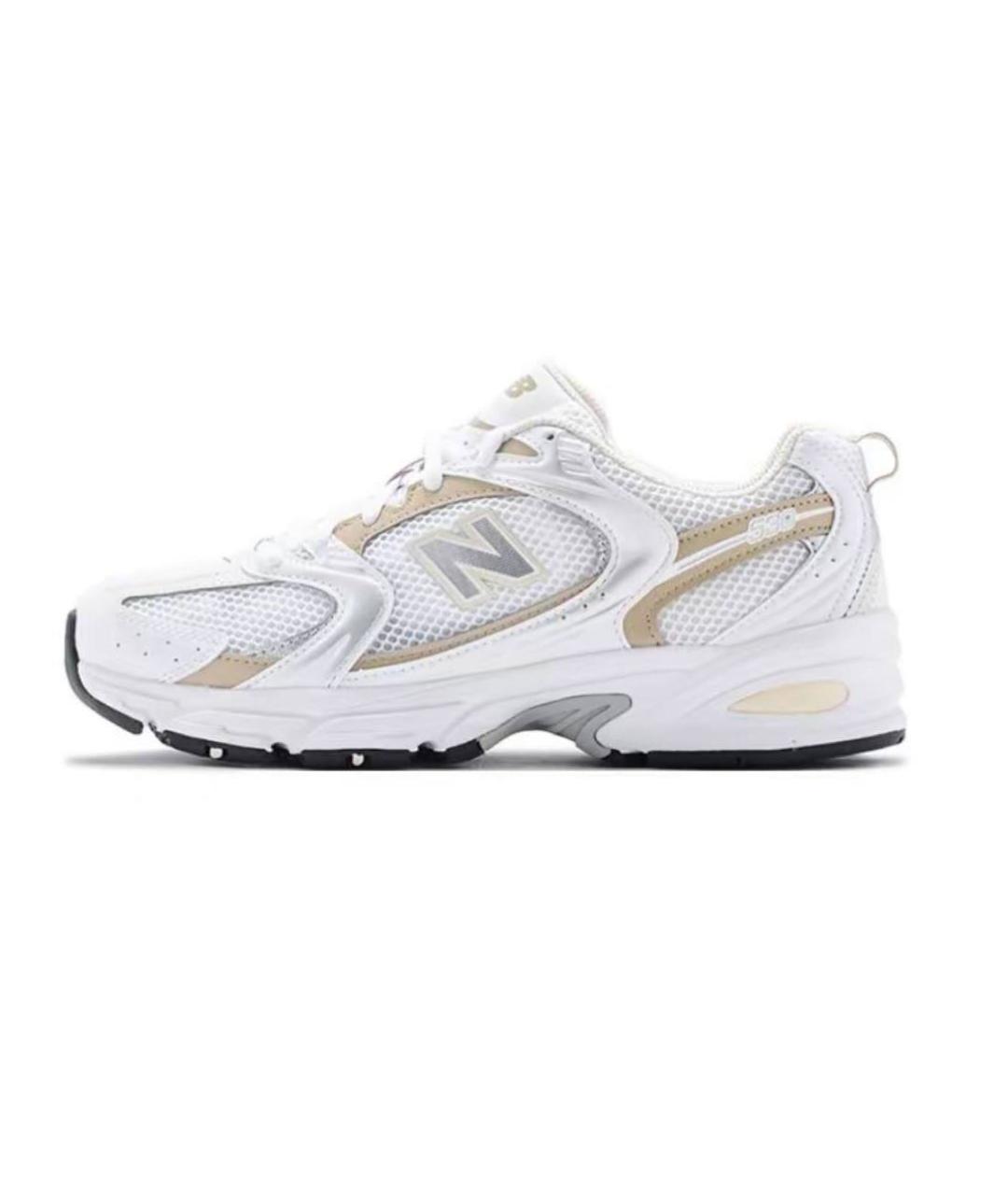 NEW BALANCE Белые кожаные кроссовки, фото 9