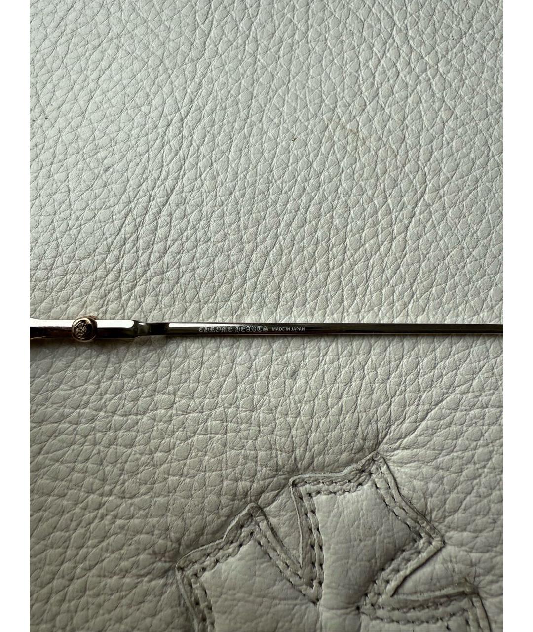 CHROME HEARTS Серебряные металлические солнцезащитные очки, фото 7