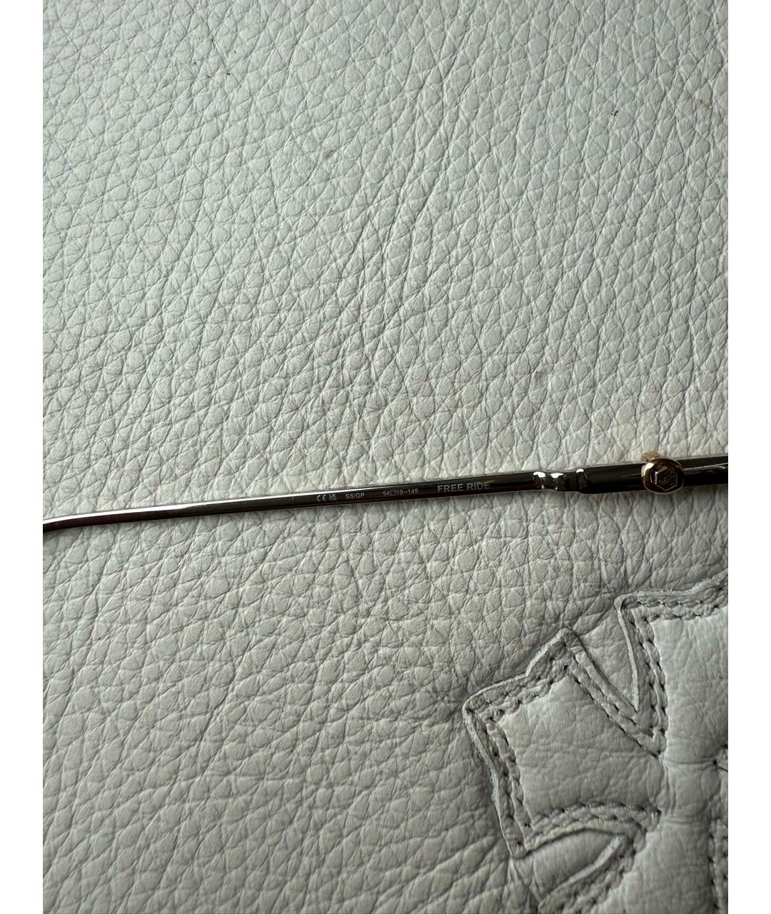 CHROME HEARTS Серебряные металлические солнцезащитные очки, фото 6