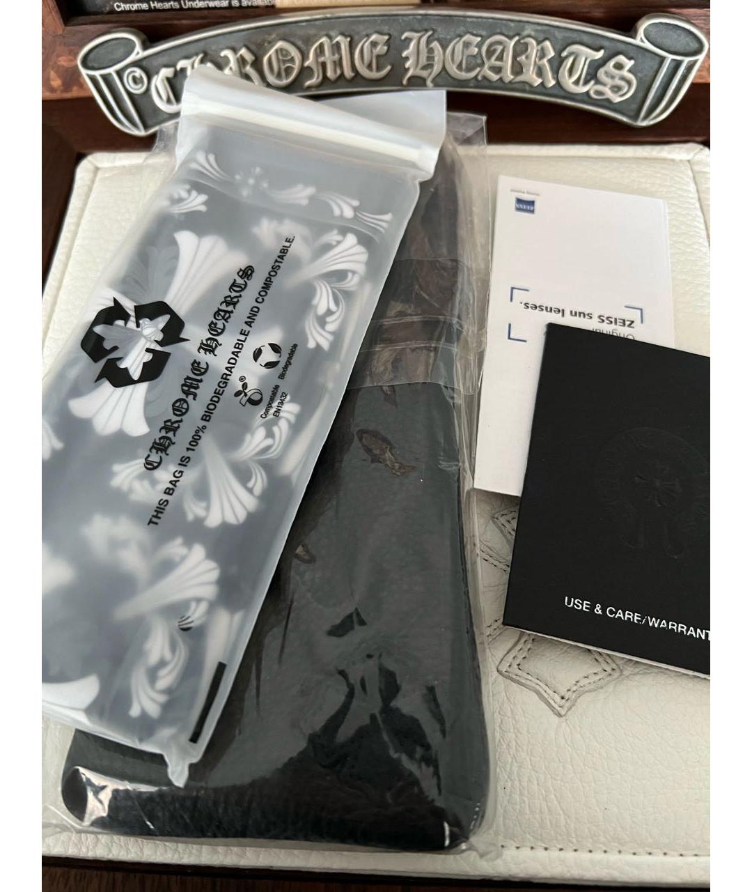 CHROME HEARTS Серебряные металлические солнцезащитные очки, фото 5