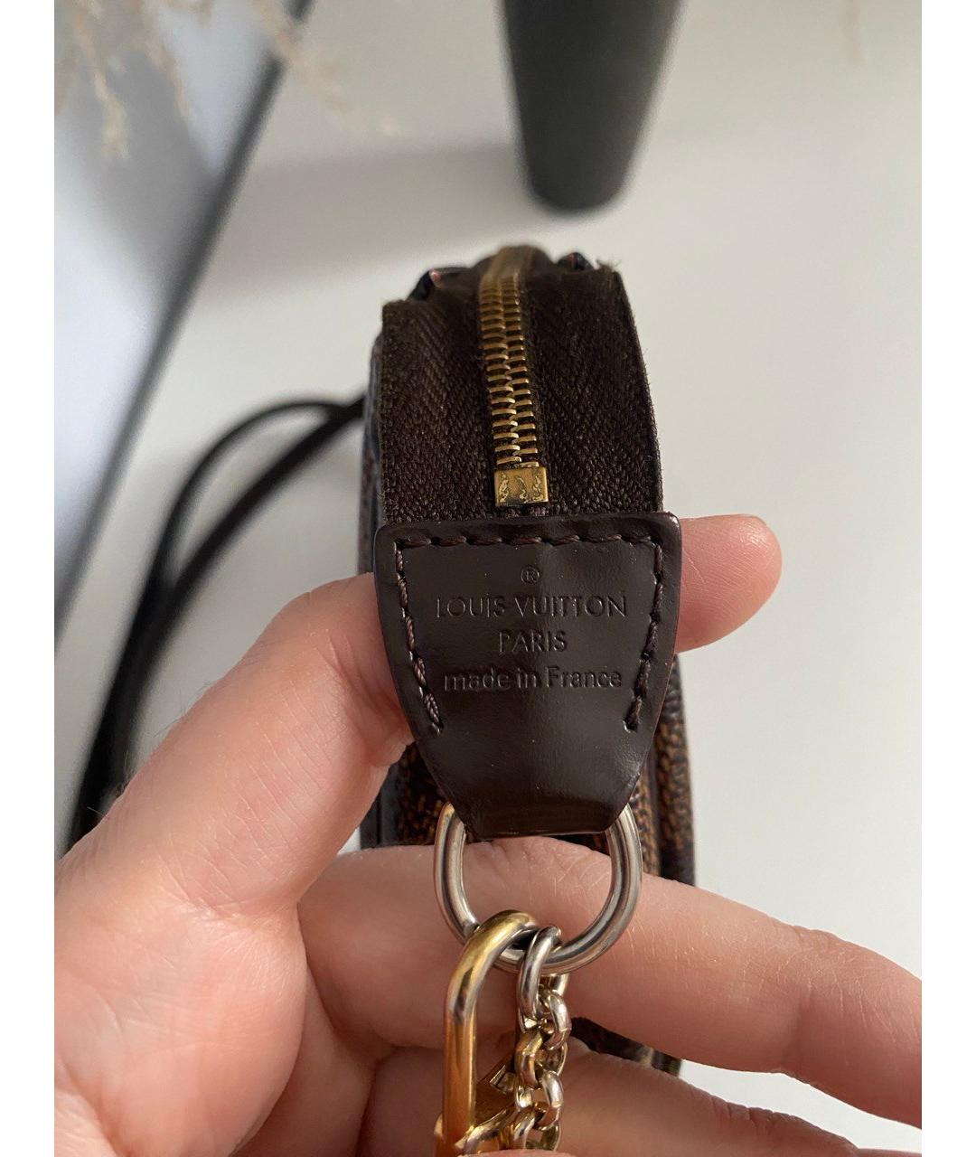 LOUIS VUITTON Коричневая сумка через плечо, фото 6