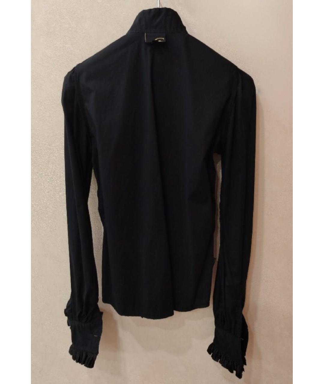 JUST CAVALLI Черная хлопковая блузы, фото 3