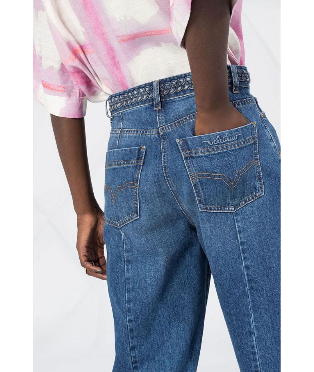 VALENTINO Синие хлопковые джинсы слим, фото 2