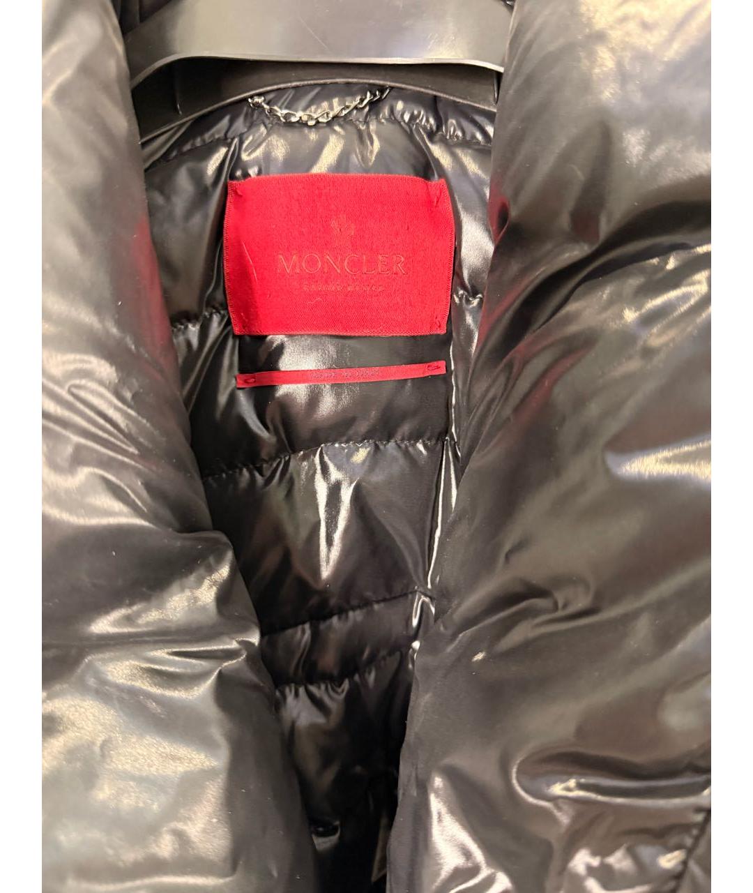 MONCLER GRENOBLE Черный пуховик, фото 5