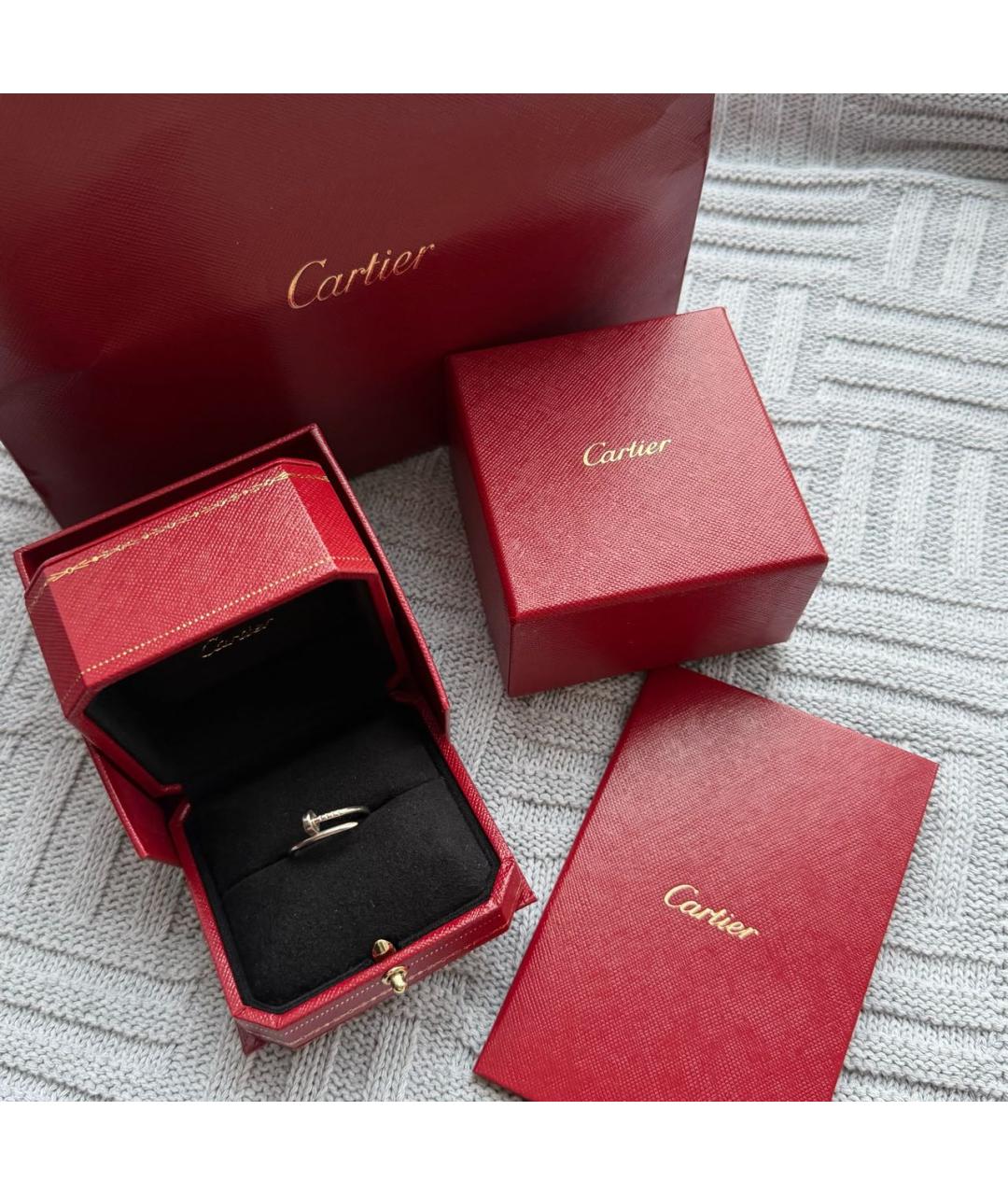 CARTIER Серебряное кольцо из белого золота, фото 2