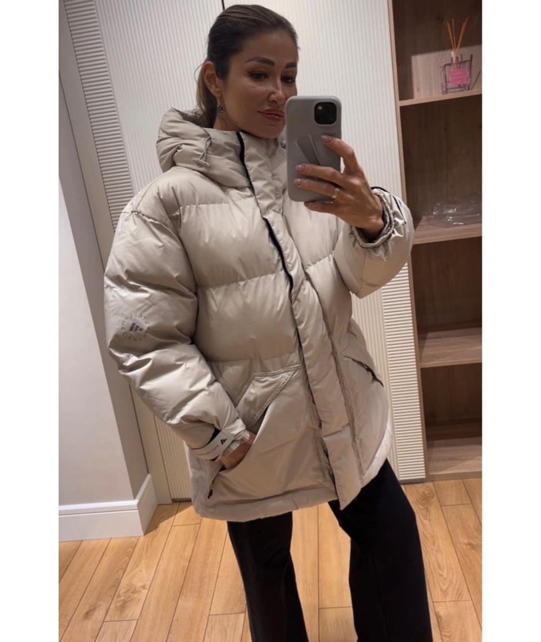 ADIDAS BY STELLA MCCARTNEY Бежевый пуховик, фото 2